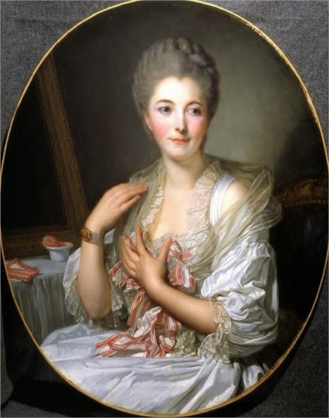 Portrait of Madame Courcelles, 1750 - Жан Батіст Грьоз