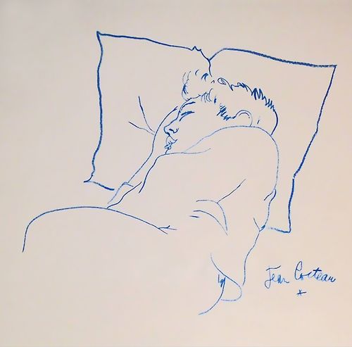 Raymond Radiguet sleeping - Jean Cocteau