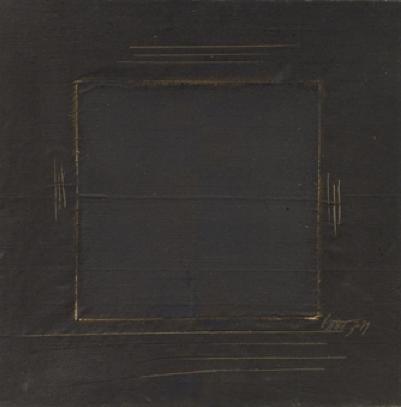Dia noir V, 1979 - Jean Degottex