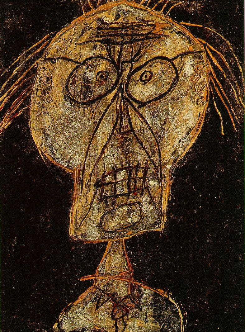 Grand Maitre of the Outsider - Jean Dubuffet - WikiArt.org ...