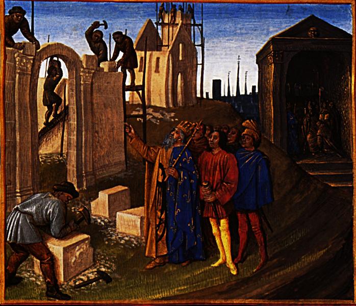 Charlemagne Builder, 1455 - 1460 - Jean Fouquet