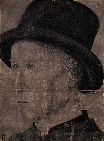 Portrait of Man with hat, 1475 - Жан Фуке