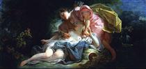 Cephalus and Procris - Jean-Honore Fragonard