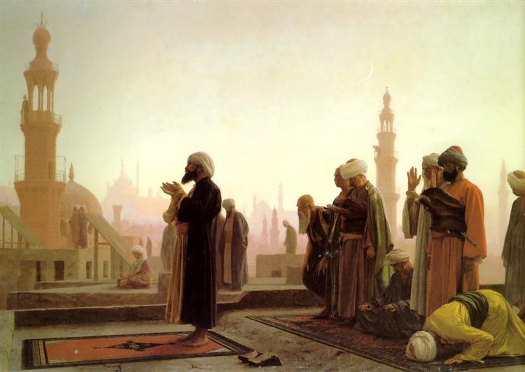 Prayer in Cairo, 1865 - 讓-里奧·傑洛姆