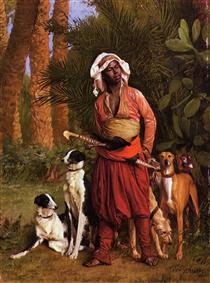 Der Neger Meister der Hunde - Jean-Léon Gérôme