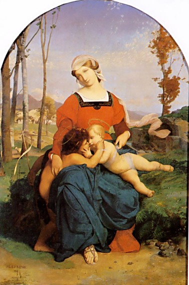 The Virgin the Infant Jesus and St. John, 1848 - 讓-里奧·傑洛姆