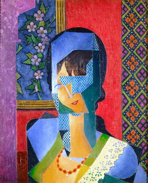 Femme à la dentelle, 1916 - Jean Metzinger