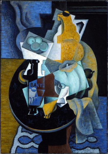 Fruit and a Jug on a Table, 1918 - Jean Metzinger