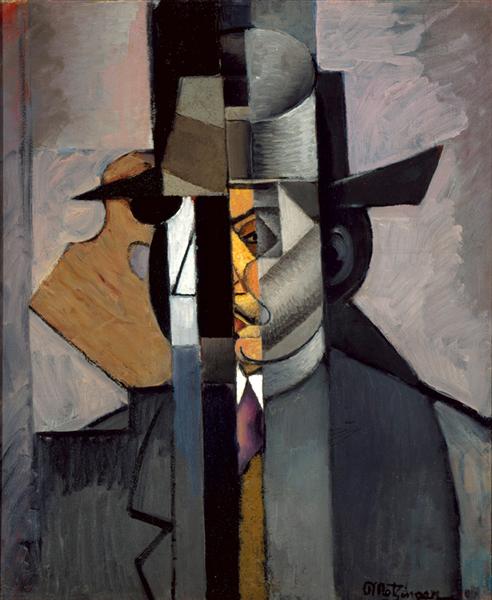 Portrait of Albert Gleizes, 1912 - 讓·梅金傑