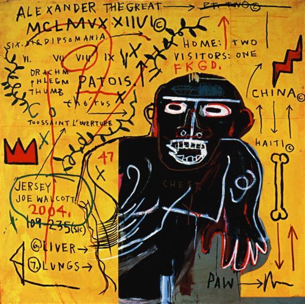 All Colored Cast (Part III), 1982 - Jean-Michel Basquiat