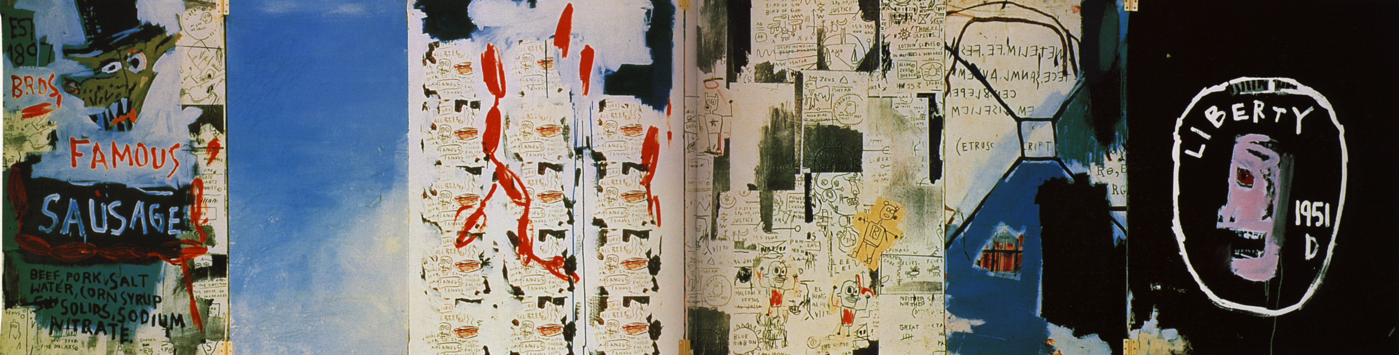 Brother's Sausage, 1983 - Jean-Michel Basquiat - WikiArt.org