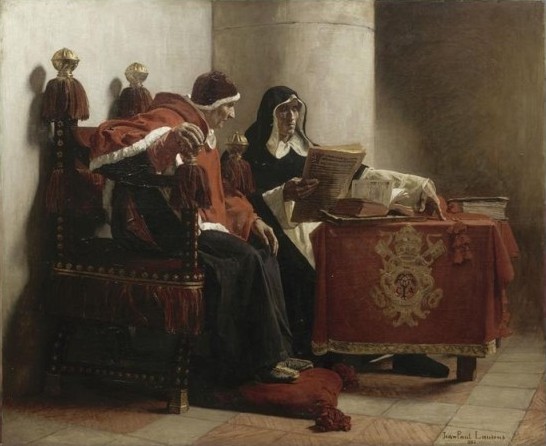 Le pape et l'inquisiteur, 1882 - Jean-Paul Laurens
