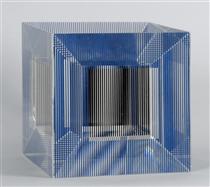 Cube with Ambigous Space - Jesús-Rafael Soto