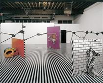 Mental Oyster (installation view) - Jim Lambie