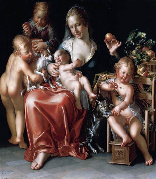 Charity, 1627 - Joachim Wtewael