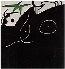 Dona davant l'estrella lliscant - Joan Miró