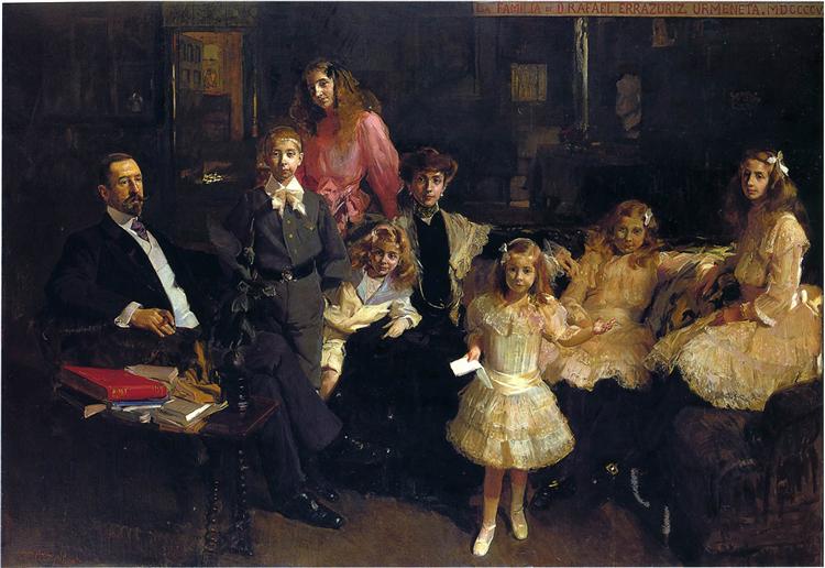 Family Eratruriz, 1905 - Joaquín Sorolla