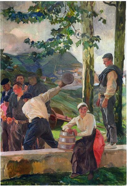 Game of Skittles, 1914 - Joaquín Sorolla