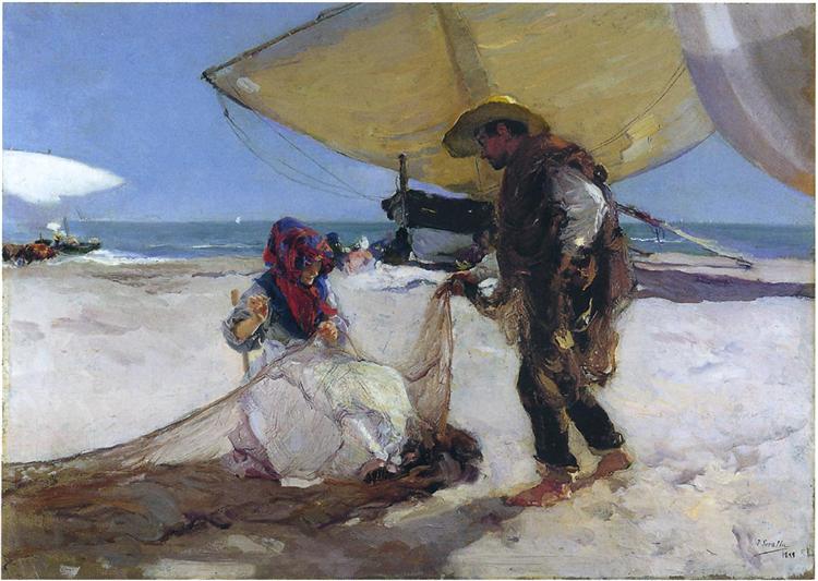 The Net, 1893 - Joaquín Sorolla y Bastida