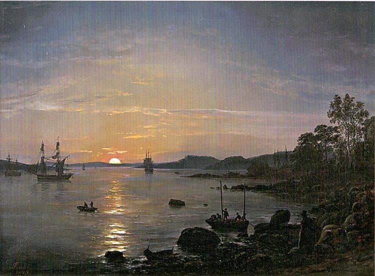 Holmestrand, 1843 - Johan Christian Dahl