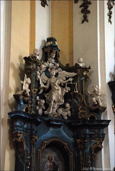 Вівтар святого Юди Тадея із скульптурою архангела Михаїла, c.1755 - Іван Георгій Пінзель
