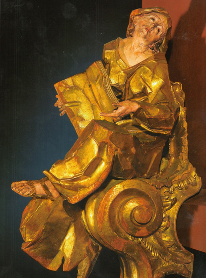 Seated female figure (Allegory of Judaism), c.1748 - Иван Георгий Пинзель