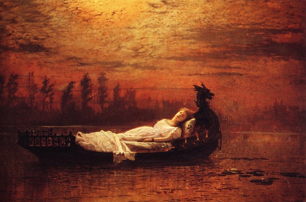 The Lady of Shalott, 1878 - Джон Эткинсон Гримшоу