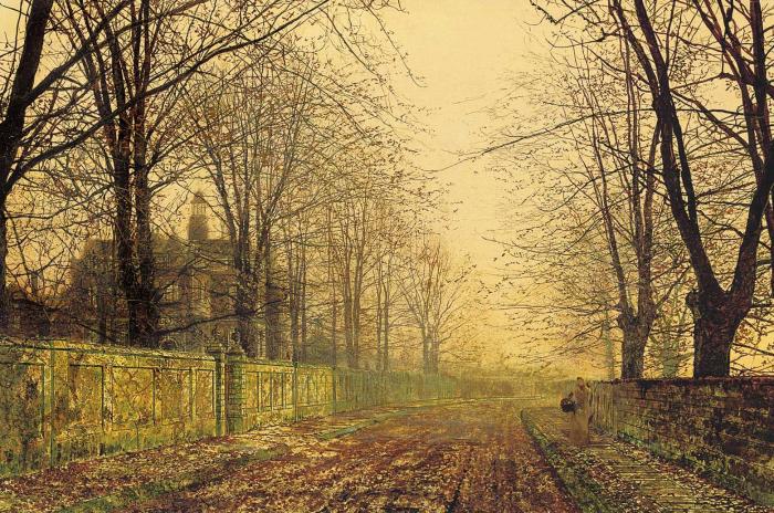 The Sere and Yellow Leaf - John Atkinson Grimshaw