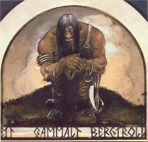 An old mountain troll, 1904 - Йон Бауэр