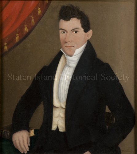 Portrait of Captain John Cole, 1833 - Джон Брэдли