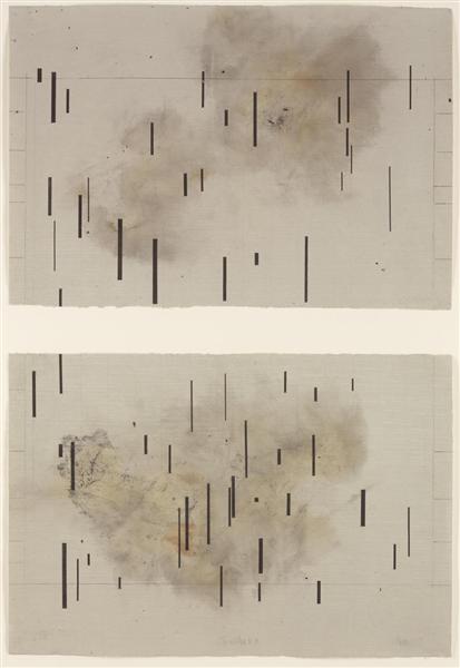 Global Village 37-48 Diptych, 1989 - John Cage