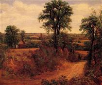 A Lane near Dedham - John Constable