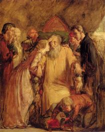 Lear And Cordelia - John Everett Millais