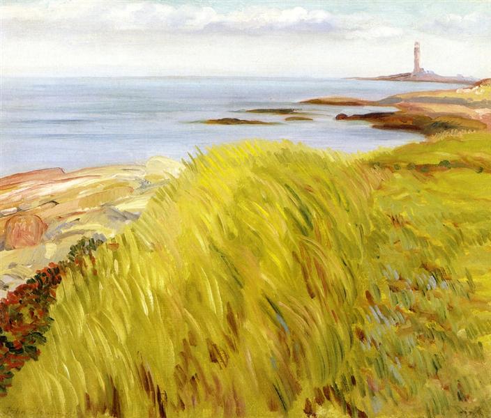 Grassy Dunes, Gloucester, 1914 - John French Sloan