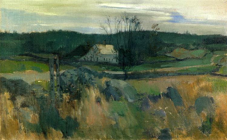 Middlebrook Farm, c.1888 - Джон Генри Твахтман (Tуоктмен)