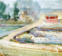 View from the Holley House - John Henry Twachtman