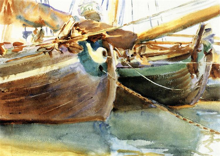 Boats, Venice, 1903 - Джон Сінгер Сарджент