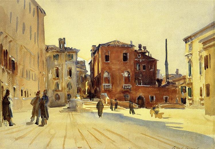Campo Dei Gesuiti, c.1902 - Джон Сингер Сарджент