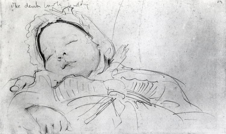 Jack Millet as a Baby, 1888 - Джон Сингер Сарджент