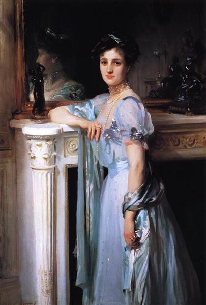 Mrs. Louis Raphael, c.1905 - 1906 - Джон Сингер Сарджент