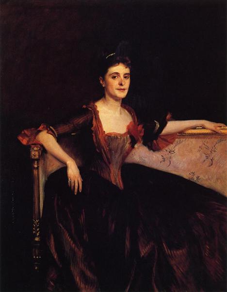 Mrs. Thomas Lincoln Manson Jr (Mary Groot), 1890 - Джон Сингер Сарджент
