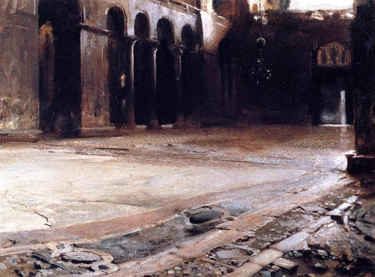 Pavement of St. Mark's, 1898 - Джон Сингер Сарджент