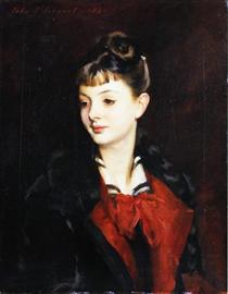 Portrait of Mademoiselle Suzanne Poirson - Джон Сінгер Сарджент