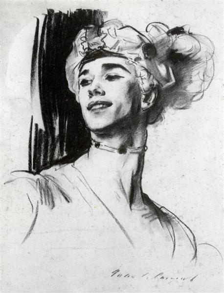 Vaslav Nijinsky in Le Pavillon d'Armide, 1911 - Джон Сінгер Сарджент