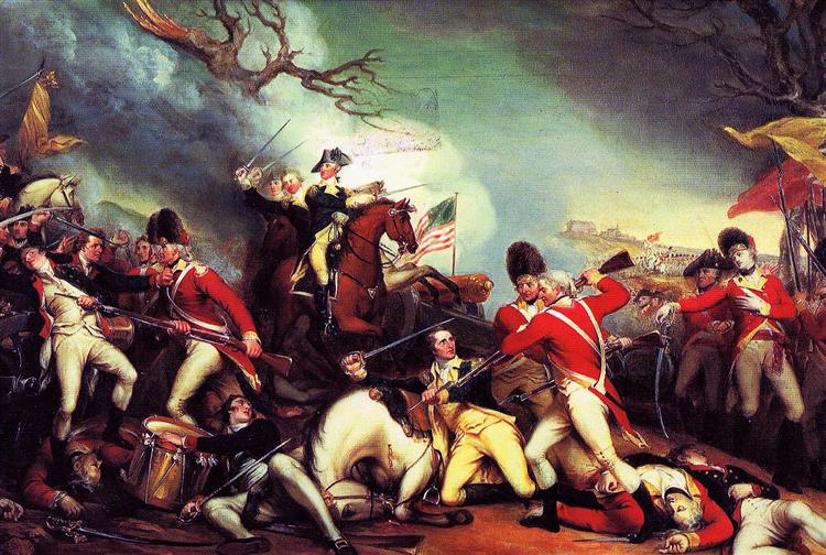 The Death of General Mercer at the Battle of Princeton, 1795 - John Trumbull