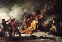 The Death of General Montgomery in the Attack on Quebec - John Trumbull