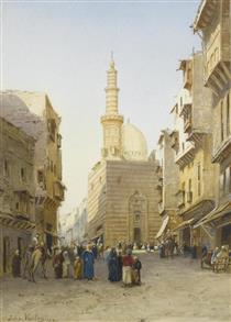 Street Scene, Cairo - John Varley II