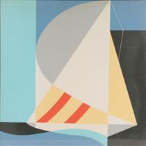 Abstract Sailboat - John Vassos