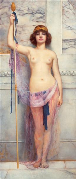 A Priestess, 1893 - Джон Вільям Годвард
