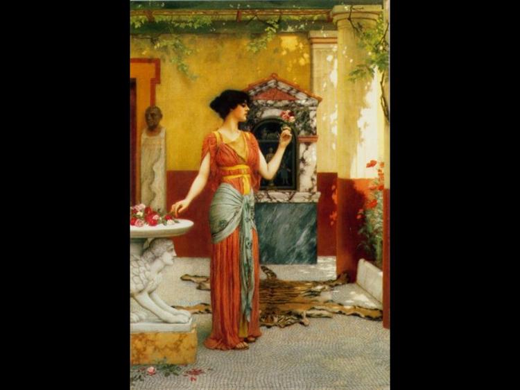 The Bouquet, 1899 - Джон Вільям Годвард